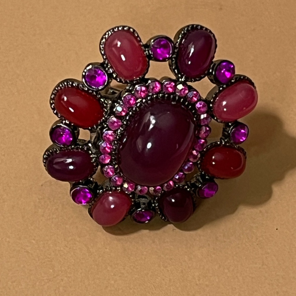 Pink Statement Ring - image 8